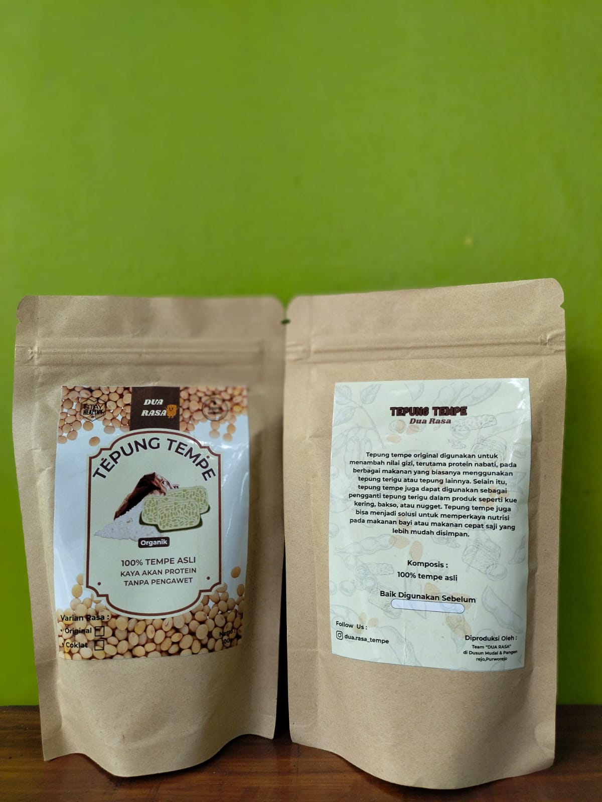 Tepung Tempe Dua Rasa